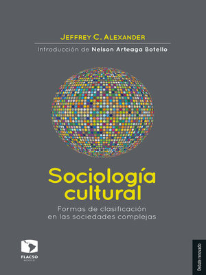 cover image of Sociología cultural